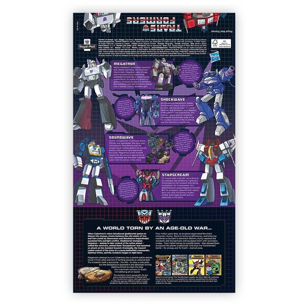 Royal Mail Transformers Generation Special Stamps Collection Image  (3 of 35)